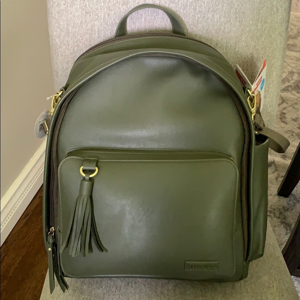 Skip Hop Greenwich Baby Diaper Bag - Olive